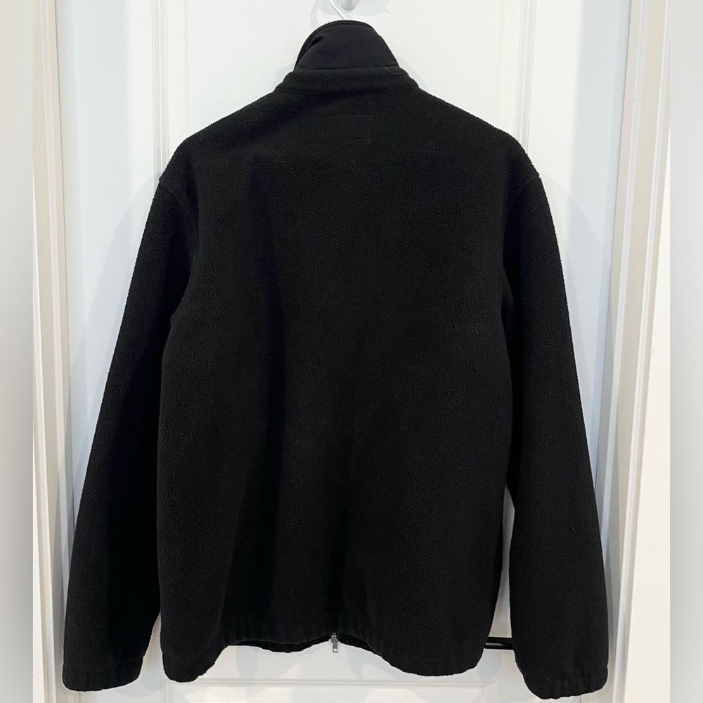 Slate and Stone Men's Black Full Zip Fleece Jacket Size M - Picture 4 of 8
